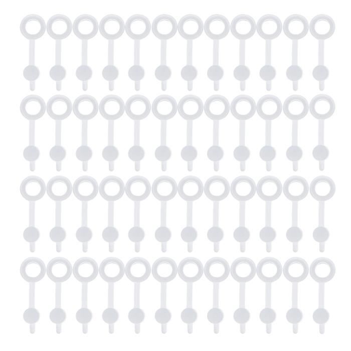 Oeillets de trou de paille de silicone de couverture de blanche durable pratique BOUCHON BOUTEILLE - BOUCHON DOSEUR