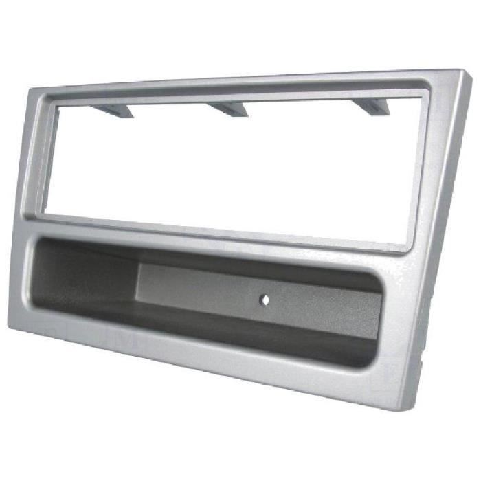 Facade autoradio 1 DIN Opel Signum Vectra C avec vide poche - chrome