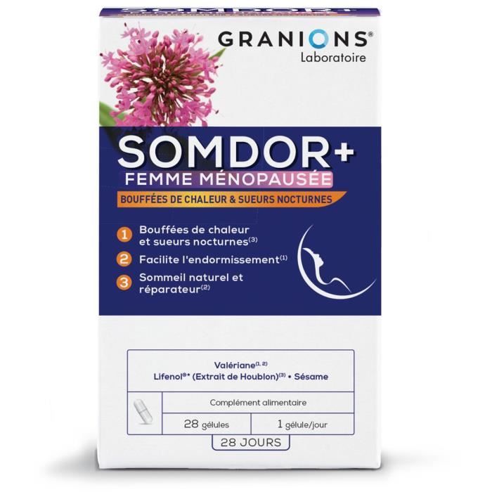 Granions Somdor+ Femme Ménopausée 28 gélules