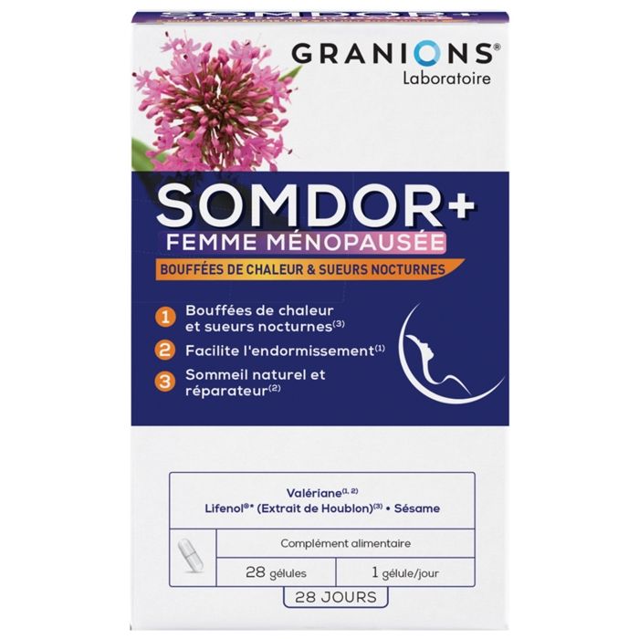 Granions Somdor+ Femme Ménopausée 28 gélules