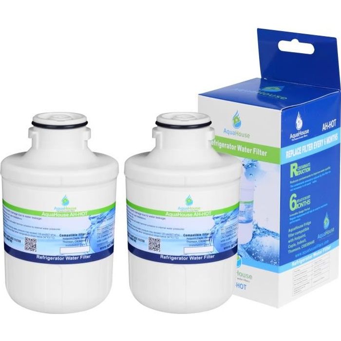 2x AH-HOT Filtre à eau pour Thomson THSBS90WDWH / Hotpoint SXBD922FWD / Caple CAFF205 / Indesit C00300448 / Ariston / Electrolux