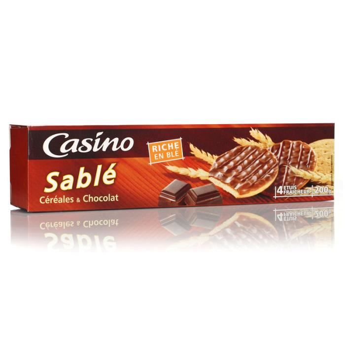 POULT Sablés nappés de chocolat au lait - 200 g