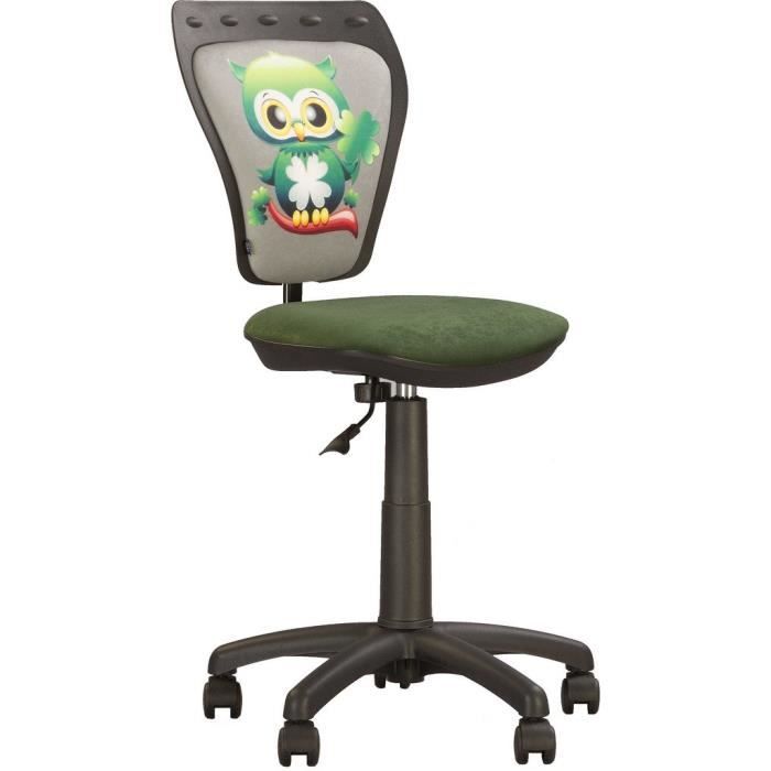 CHAISE, FAUTEUIL DE BUREAU ENFANT MINISTYLE HIBOU. Rose