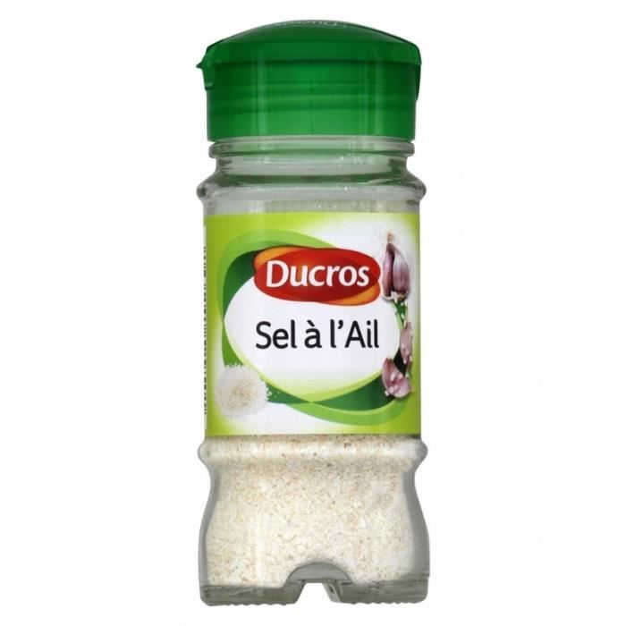 Ducros Sel à l’Ail 80g (lot de 3)