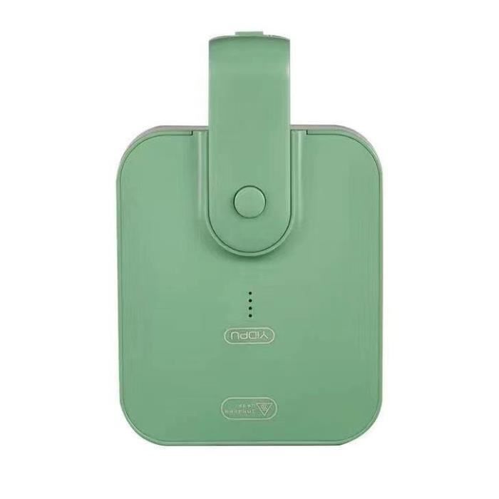 Appareil à Sandwich 650W Mini Gaufrier antiadhésives 21 x 13 x 10 cm Sans BPA Vert