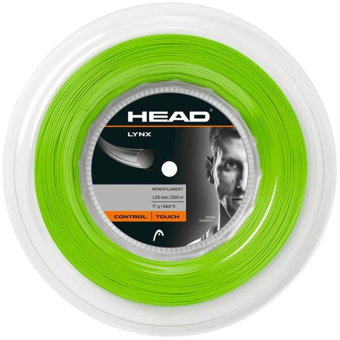 Bobine Head Lynx Vert 200m - Couleur:Vert Jauge:130