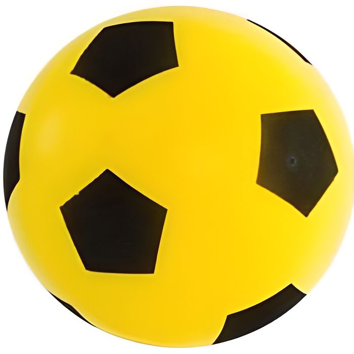 JOHN - 50750 -BALLON FOOT MOUSSE 20 CM (LIVRE A L'UNITE, COLORIS ALEATOIRE)