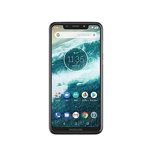 Motorola One - Smartphone Android One (Écran de 5.9'' Ratio 19:9, caméra Dual de 13 MP, 4 GB RAM, 64 GB, Dual Sim), Couleur Blanc