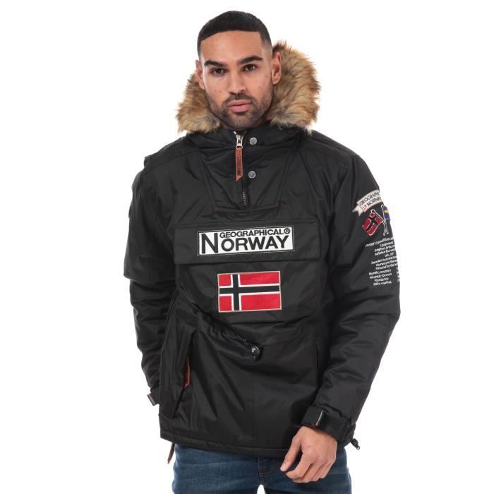 Geographical Norway Parka Barmen Noir Homme