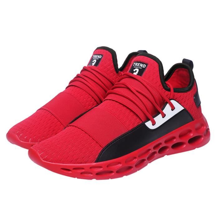Hommes occasionnels pour chaussures de tennis adultes baskets à lacets respirantes légères zhizheyea gris
