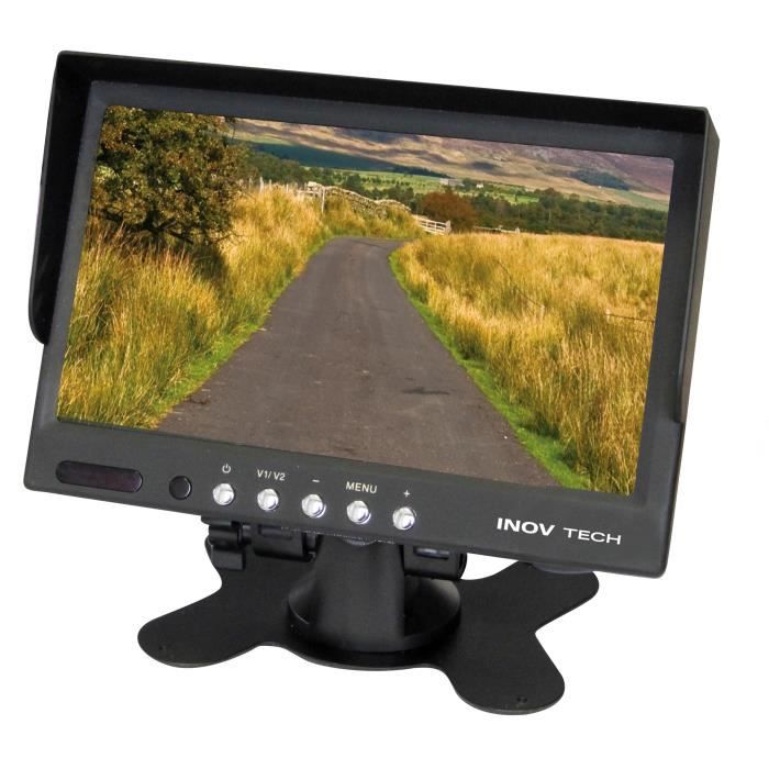 INOVTECH Ecran pour caméra de recul - 2 entrées
