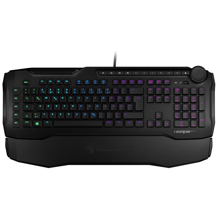 ROCCAT - Horde AIMO - Clavier Gamer Membranique / Hybride - Noir - ROC-12-353-BK