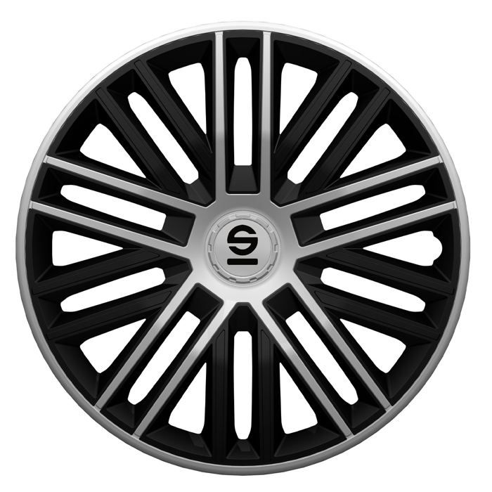 4 ENJOLIVEURS 15'' BERGAMO NOIR - ARGENT