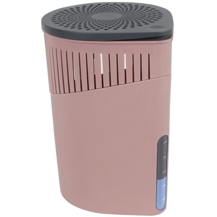 Dispositif absorbant l'humidité de l'atmosphère, déshumidificateur d'adsorption + 1 kg cartouche - supporte jusqu'à 80 m3 d'air, 15