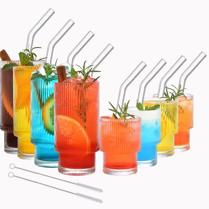 Ensemble De Verres à Gin , Verres à Vin Cocktail En Acier Inoxydable Lot De 2 Tasses A Gin Pour Les Amateurs De Gin 680 Ml Or Rose Merk Etoile Brillante Dans Le Ciel Noir
