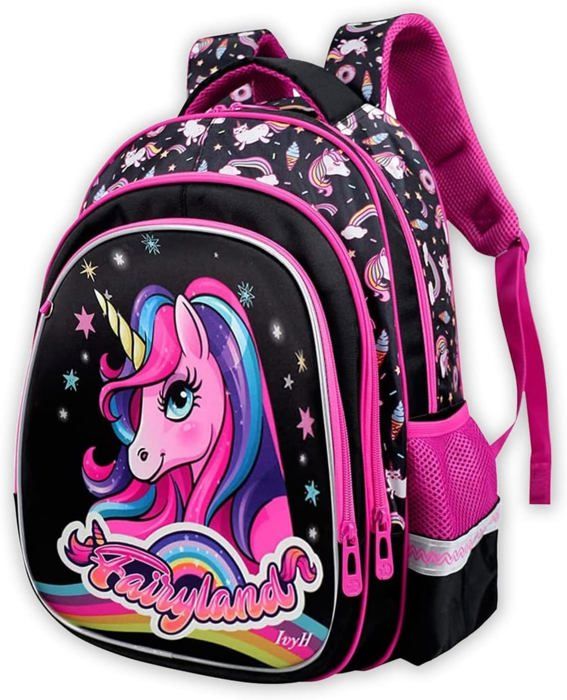 Cartable Garçon Primaire CE2 CM1 CM2 - Sac à Dos École Multi-Compartiments Bandes Réfléchissantes 8-12 Ans