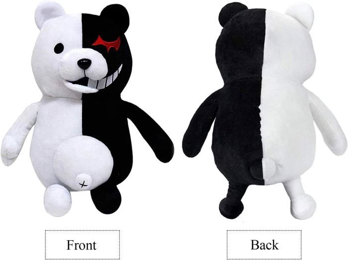 Peluche ours noir et blanc Danganronpa, cadeau d'anniversaire pour