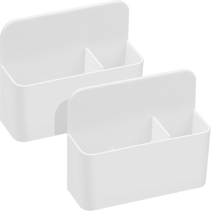 Support Crayon Magnétique Porte-stylos Magnétiques Huayue - Lot De 2 Organisateurs Tableau Blanc Avec Compartiments Amovibles Support Crayon Magnétique Porte-stylos Magnétiques Huayue - Lot De 2 Organisateurs Tableau Blanc Avec Compartiments Amovibles