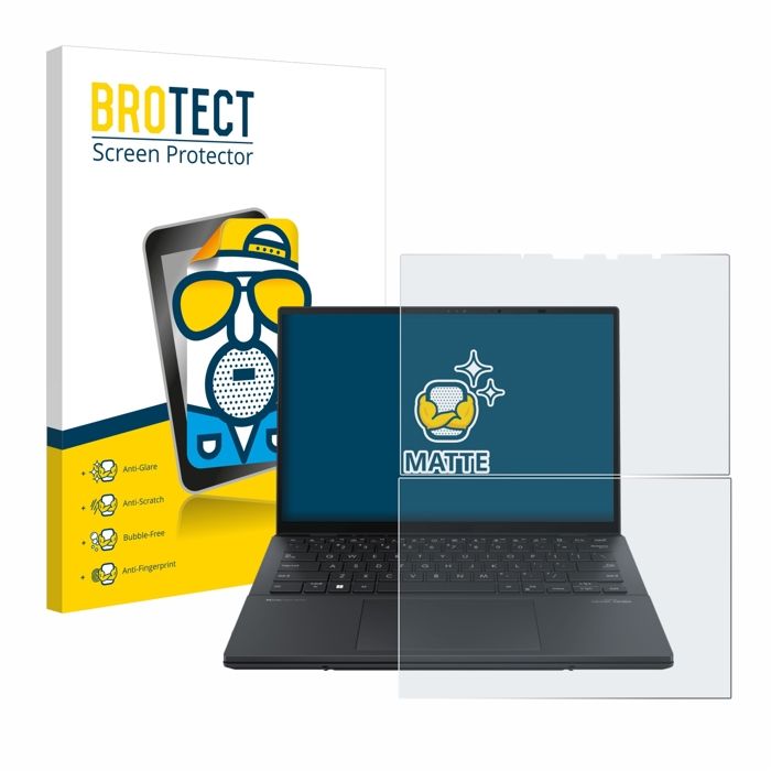 BROTECT Protection Écran Mat Anti-Reflet Pour ASUS ZenBook 14 OLED UM3406 – Film Anti-Rayures, Anti-Traces, Invisible