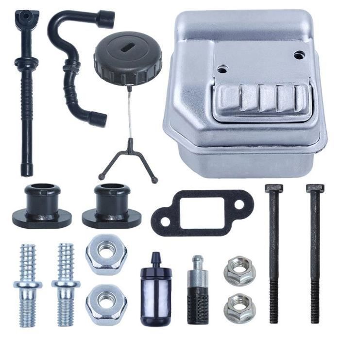 Silencieux D'Échappement QHALEN 1130 140 0600 Compatible STIHL MS170 MS180 017 018