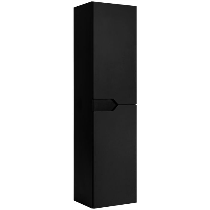 Meuble colonne de salle de bain suspendu MODERN noir 36 x 136 cm - 2 portes Meuble colonne de salle de bain suspendu MODERN noir 36 x 136 cm - 2 portes