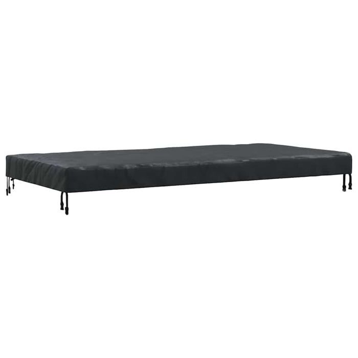 Housse de table imperméable - vidaXL - Noir - 222x102x15 cm - Tissu oxford 210d - Utilisation intérieure et extérieure