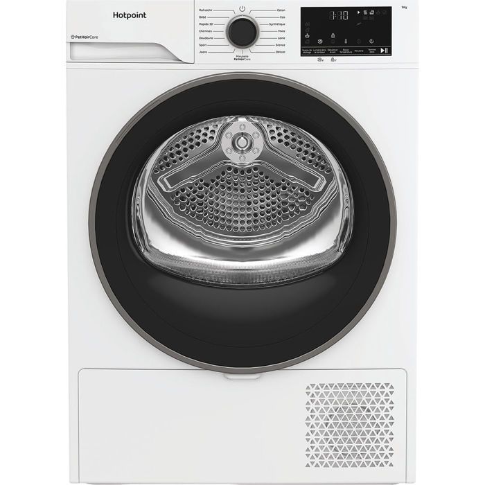 HOTPOINT  Sèche linge pompe à chaleur 9 kg  CHD94MWBSFRX - Hotpoint