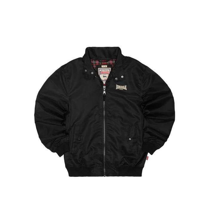 Veste Lonsdale Akeld - black/ecru/tartan