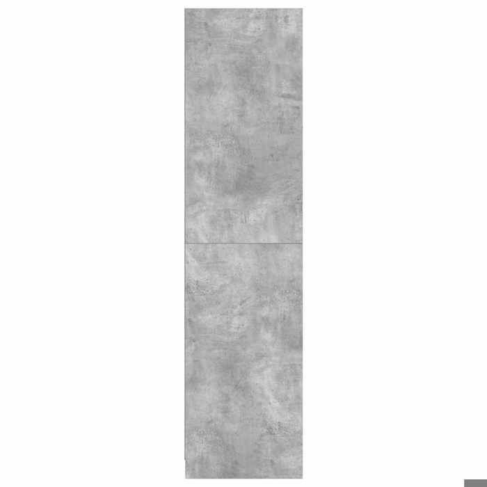 Garde-robe Gris béton 50 x 50 x 200 cm Aggloméré_2 ans garantie_39364