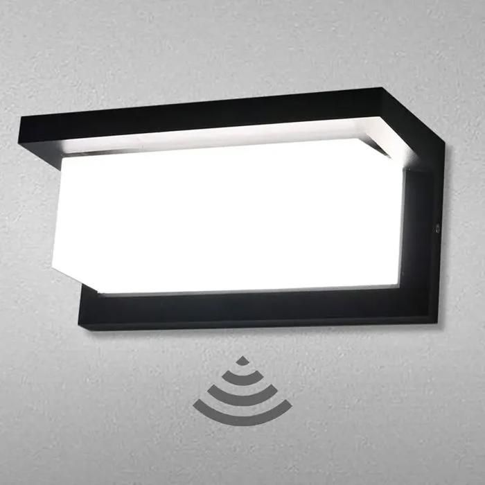 18W LED Applique Murale Lampe Extérieur avec Detecteur de Mouvement 6000K Blanc Froid Luminaire IP65 Étanche Moderne Aluminium 18W LED Applique Murale Lampe Extérieur avec Detecteur de Mouvement 6000K Blanc Froid Luminaire IP65 Étanche Moderne Aluminium