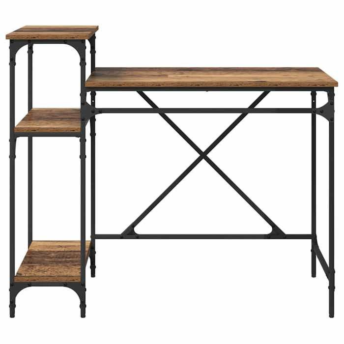 Bureau Moderne Meuble de salon Bois Ancien 105x50x90 cm Bois dingénierie CC138
