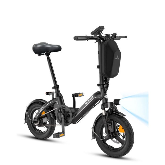 Vélo Électrique Pliable Bodywel T16PRO 14 Pouces Contrôle APP Intelligent Batterie Panasonic 36V10Ah Vitesse 25km/h Idéal Femme