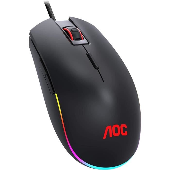 Gamer 5 000 Dpi Aoc Gm500 Effets Rvb Réglables Visiter La Boutique Aoc - vue 2