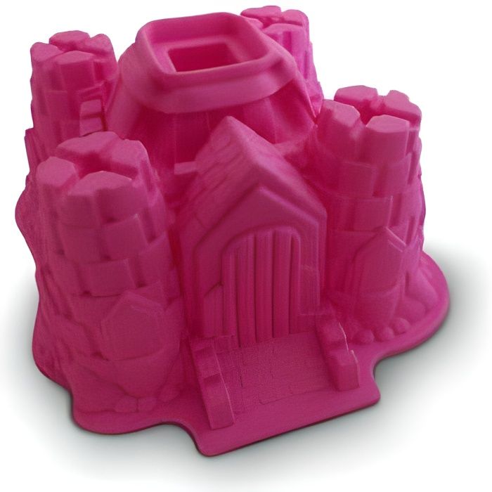 Moule A Gateau En Forme Chateau Fort En Silicone Deco Maison Ustensile Cuisine Cdiscount Maison
