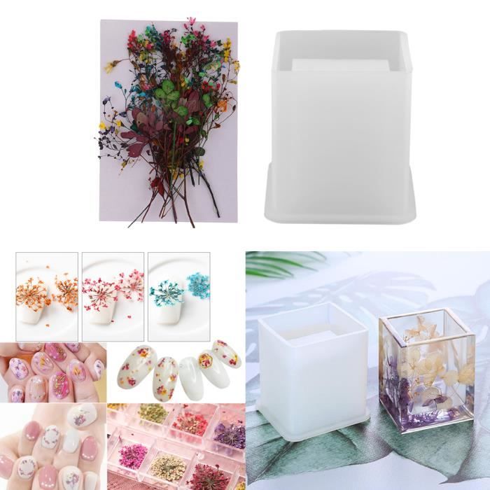 Moules Silicone Fleurs 3D - 6 Modèles Pour Résine, Bougies, Savon, Chocolat