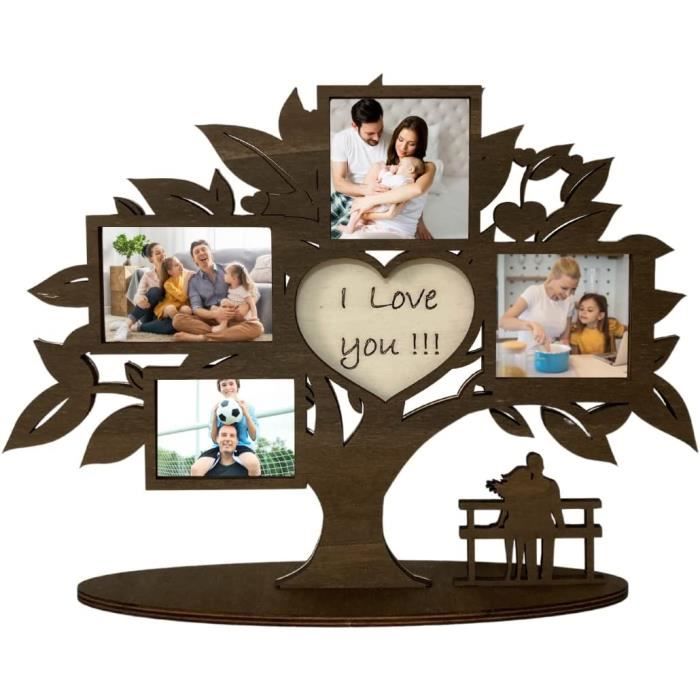 Cadre En Bois D Arbre De Vie Je T Aime Cadre Photo Multiple Idee Cadeau Petite Amie Maman Anniversaire Saint Valentin 100 23 Cdiscount Maison