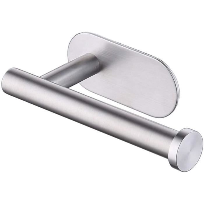 Toilettes Porte Rouleau Tablette Adhésif Chrome Hanger Rouleau Papier