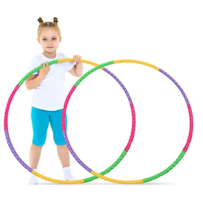 Cerceau Lumineux LED - Diamètres 60 à 90 Cm, Pour Enfants/Adultes, Jeu De Nuit, Fête, Piles AA Non Inclues