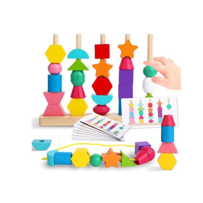 Jouet Enfant 2 5 Ans 2 in 1 Jouet en Bois Jeux 2 5 Ans Jouet Fille Garcon 2 5 Ans Cadeau Fille 2 5 Ans Cadeau Garcon 2 5 Ans Jeux Cdiscount Jeux Jouets