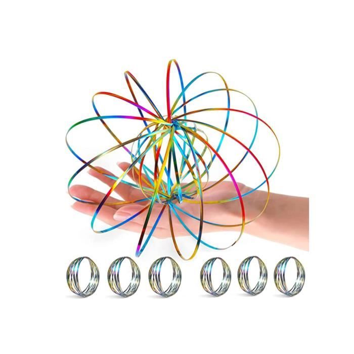 Anneaux Empilables Arc-en-ciel Avec Son – Jouet éducatif En ABS Pour Motricité Fine – Dès 12 Mois