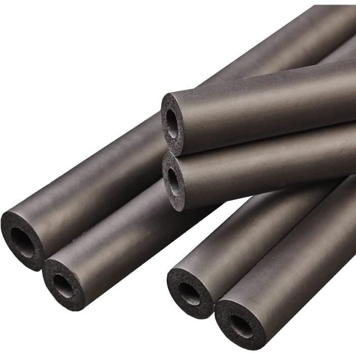 Tuyau Isolation Mousse Noire – Pour Tuyaux Chauffage/Climatisation, Épaisseur 20mm, Longueur 1,9m