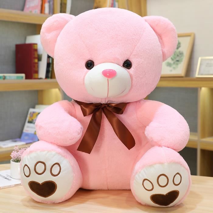 35-80cm Mignon Classique Teddy Bear Peluche Toys Kawaii Noeud papillon Ours  Peluche Oreiller Poupées Douces Rembourrées Pour Enfants Filles Amant  Cadeaux