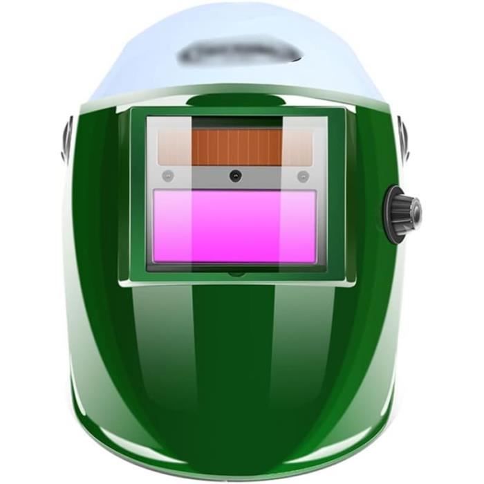 Casque De Soudage à Obscurcissement Automatique Solaire - Grand Écran, Protection UV/IR Pour Soudeur
