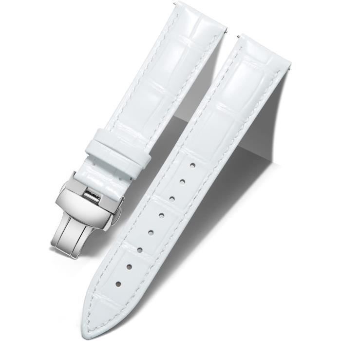 Bracelet De Montre En Cuir Femme Homme 12Mm 13Mm 14Mm 16Mm 17Mm 18Mm 19Mm 20Mm 21Mm 22Mm 23Mm 24Mm Bracelet De Remplacement J2481