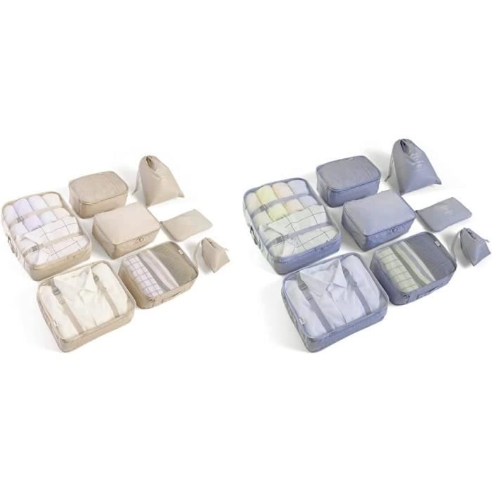 SpaceAid Lot De 8 Organiseurs De Draps De Lit Pliables Pour