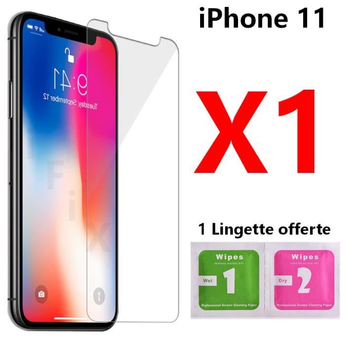 Protection d'écran pour smartphone iPomcase Protection écran en verre trempé (Lot de 2) pour iPhone 7,iPhone 8,SE 2020