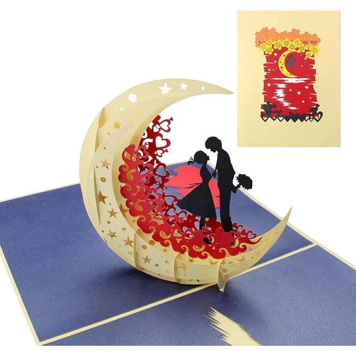 Carte De Vœux 3D, Carte Pop Up Artsanale Lbrare - Etsy France