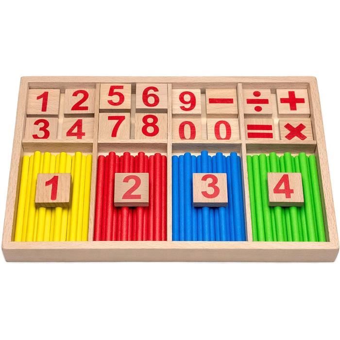 Lot De 2 Bouliers éducatifs Colorés Pour Enfants – Apprendre à Compter En S'amusant – Cadeau Idéal Pour Anniversaire Ou école Maternelle