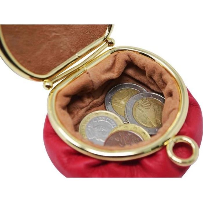 Porte Monnaie Femme Rose avec Pendentif Portefeuille Pochette Petit Bourse Fermeture Eclair Cadeau Fille Anniversaire Fête