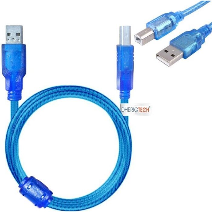 Câble USB 3M pour imprimante Canon PIXMA MG2555 - multifunctionals